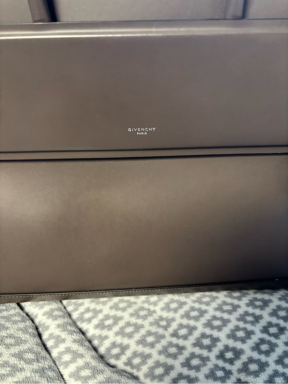 Givenchy Dark Brown Structured Leather Tote - Picture 2 of 4